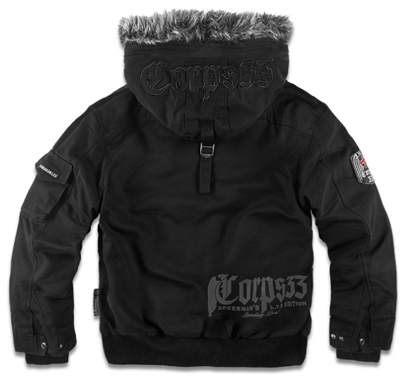 DOBERMANS AGGRESSIVE CORPS 33 JACKET Black KU14A